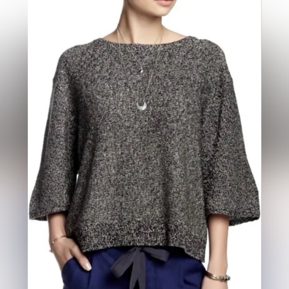 Free People Rising Sun Gray Sweater Women's Small